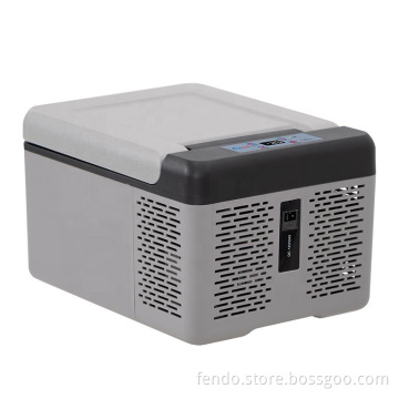 Dual Use Car Camping Refrigerator: 12V/24V/220V Portable Fridge